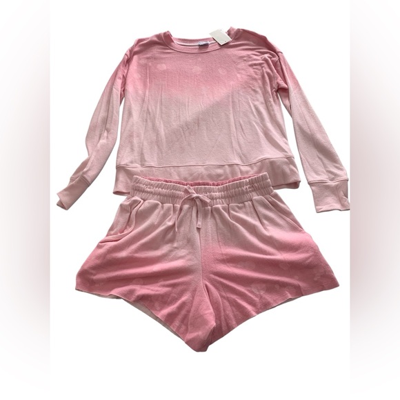 Splendid Pink Women's shorts Lounge Set, new with tags, size XS - Picture 2 of 4